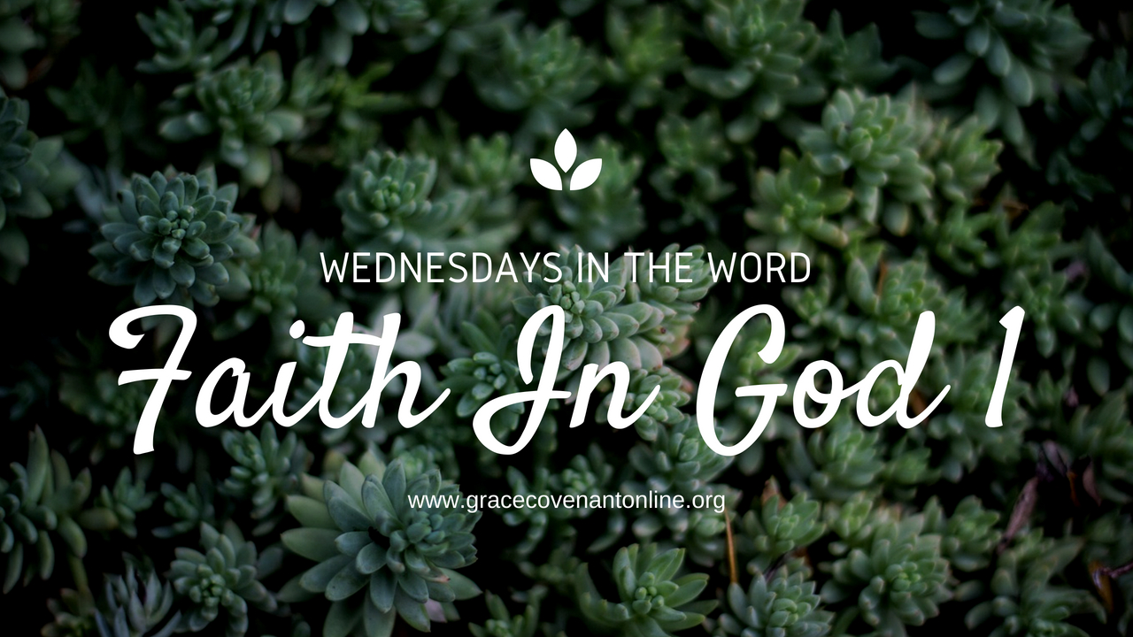 Faith In God Part 1 - Wednesdays In The Word