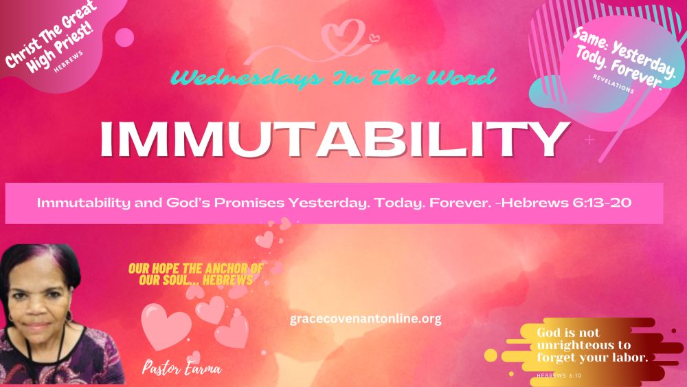 Immutability by Pastor Earma