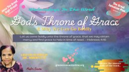 God's Throne of Grace by Pastor Earma